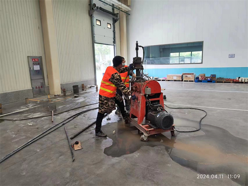 金华厂房地面下沉塌陷注浆加固施工